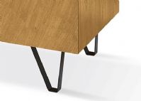 Madia CUT<br />Legno massello<br />L 180 x P 45 x H 76 cm